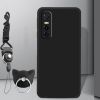 vivo iqoo u1x手机壳y30男潮防摔软套V2065A酷炫硅胶磨砂科技机甲 纯黑色软壳 vivo iqoo u1