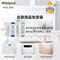帮客材配 Whirlpool惠而浦净水器R75C83(FX) R75C83(Z) R75J30净水机滤芯 1235级套装