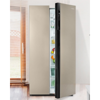 美的(Midea) 对开门双开门527升超大容量风冷养鲜节能省电家用电冰箱BCD-527WKM(ZG)