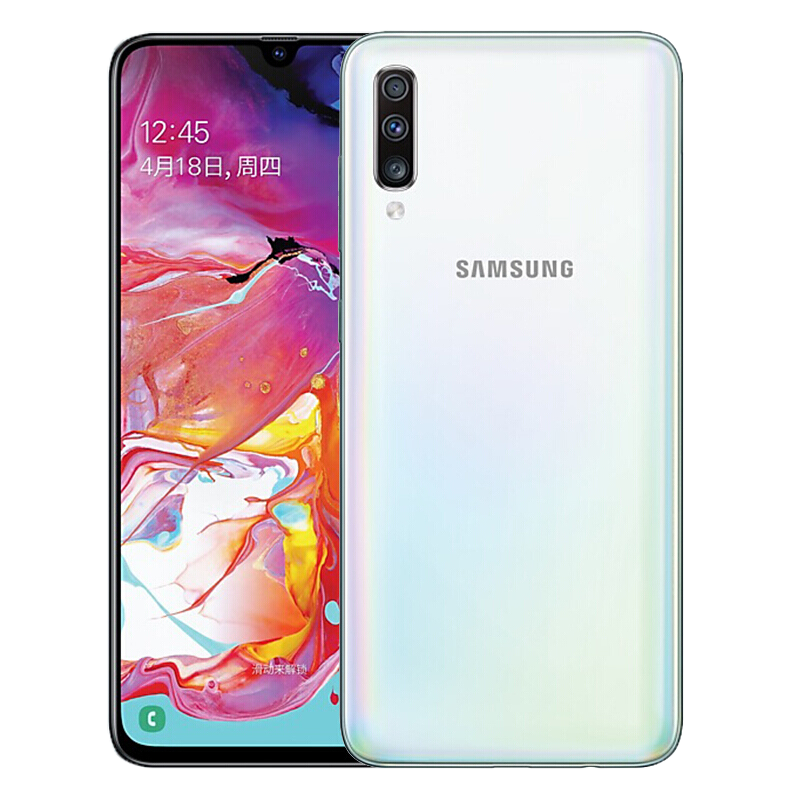 三星(SAMSUNG)Galaxy A70 SM-A7050 6GB+128GB 珍珠白 全网通移动联通电信全面屏手机