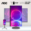 AOC 27N3C 27英寸 IPS HDR Type-C接口65W 双向旋转升降 内置音箱 液晶电脑显示器 27N3C
