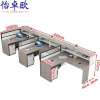 怡卓欧屏风办公桌3人位张