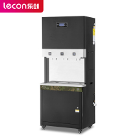 乐创(lecon)商用饮水机 办公室工厂学校烧水机 步进式黑钛款三开/二开温 60L JL-3E60