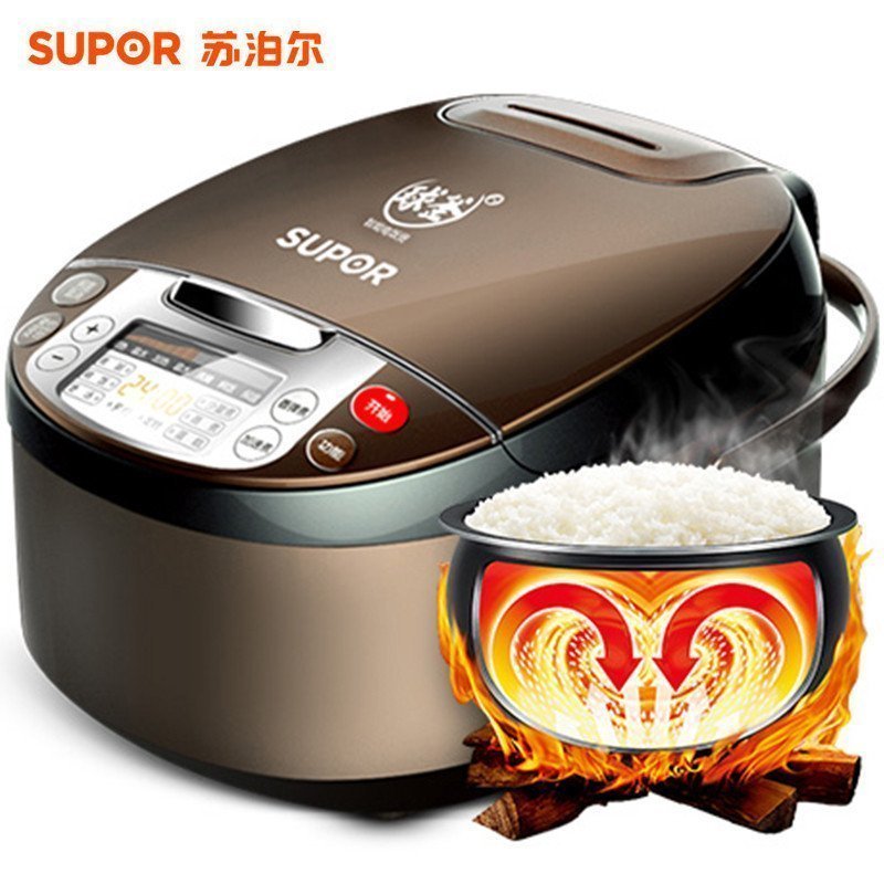 苏泊尔(SUPOR)球釜电饭煲 CFXB40FC835-75 4L/升不粘陶晶球釜内胆 预约功能 多功能电饭锅