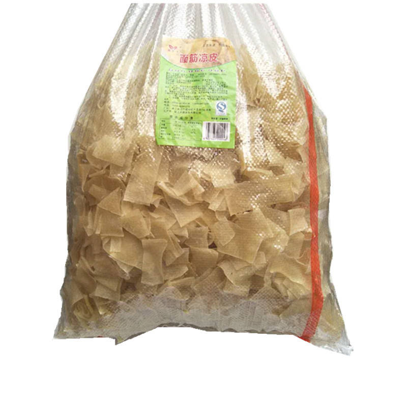 5斤装 免煮干凉皮 干面皮方便速食农家自制 特产 袋装5斤干凉皮+10包火鸡面酱
