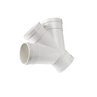 联塑 PVC 45°斜四通 DN50