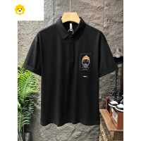 FISH BASKET季潮流痞帅短袖polo衫男时尚潮牌翻领半袖青少年pot恤体恤潮