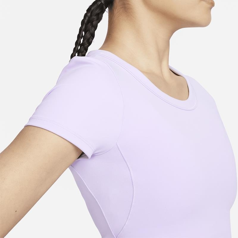 NIKE耐克短袖T恤训练运动休闲速干透气圆领女装FN2805-512 D