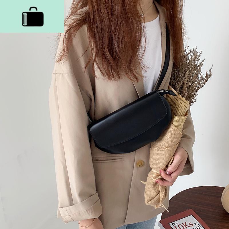 小包包小众复古饺子包斜挎女春天百搭胸包女潮ins 街头高级感腰包NEW LAKE女斜挎包