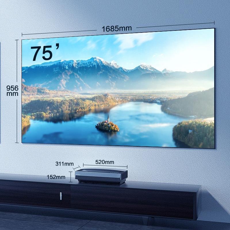 海信(Hisense)75L9S 75英寸4k 健康护眼 超高色域 节能省电 杜比音效 全色光源 激光电视