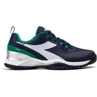 迪亚多纳(DIADORA)男子网球鞋专业级缓震耐磨运动鞋硬地红土场适 Blue_Corsair/White 44.5