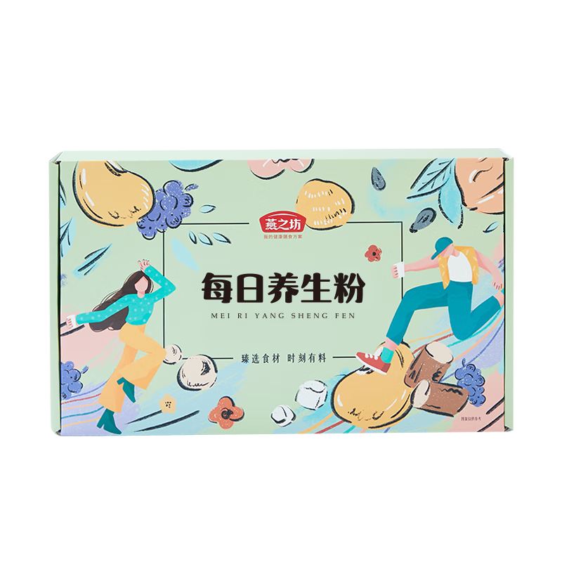 燕之坊 每日养生粉(16日)礼盒 512g 膳食杂粮粉营养早餐饱腹代餐 每日谷物粉