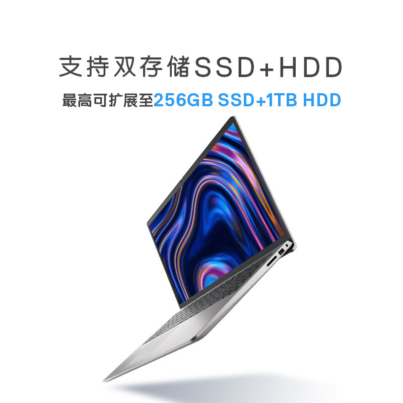 戴尔(DELL)笔记本电脑灵越3530-R1808S 15.6英寸高性能全面屏轻薄本(13代酷睿i7-1355U 16G 512G 锐炬显卡 120Hz防眩光高刷屏)银高清大图