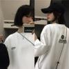 潮牌情侣装短袖衫2021夏季ins港风刺绣字母宽松半袖T恤男女上衣 293#白刺绣 (收藏优先发货) S