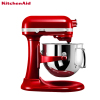 凯膳怡(KitchenAid) 6.9L升降式厨师机家用小型和面机揉面搅拌机5KSM7580XC珠光红