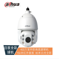 大华(alhua) 智能球型摄像机 DH-SD6C84FX-GN-A 六寸400万全彩智能网络球 30倍变焦户外网络球机