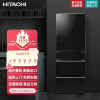 日立R-HW610NC 602L双循环真空保鲜自动制冰多门高端电冰箱水晶黑