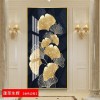 晶瓷画风水玄关走廊过道装饰画竖摇 蓬荜生辉（金色边框） 40*80cm晶瓷画(晶瓷工艺+金属框)统一发金色边框（需换