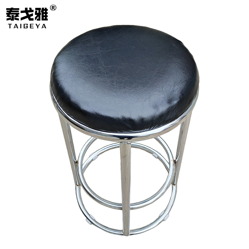 泰戈雅 不锈钢高脚凳园凳 高56cm宽38cm 个