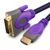 金佳佰业 D306 贵族系列 DVI24+1/HDMI 紫色 26AWG OD:8.0MM 15M N
