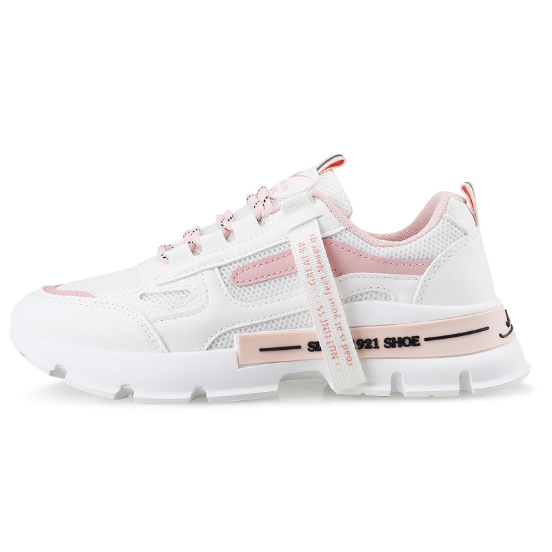 双星运动鞋2020秋季新品女款百搭网面休闲鞋时尚潮流防滑耐磨跑步鞋