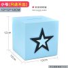创意大容量超大存钱罐不可取365天只进不出硬币纸币两用储蓄罐 三维工匠 [大号]星星-只进不出/含365计划表