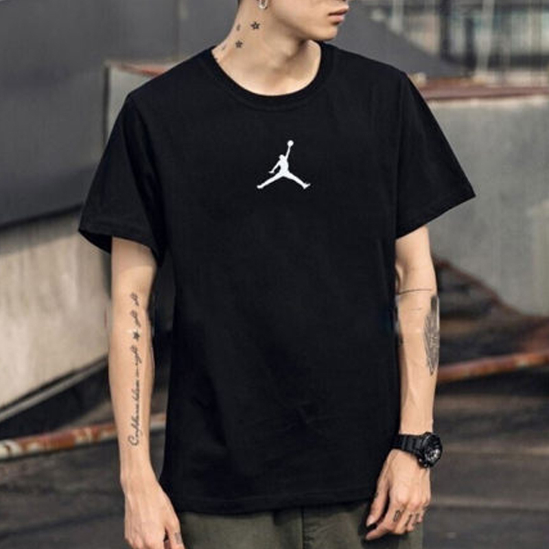 耐克(NIKE)运动T恤Nike耐克短袖男半袖2021春新款运动服Jordan篮球训练T恤CW5191 -010【价格图片品牌报价】-苏宁易购天翼运动专营店
