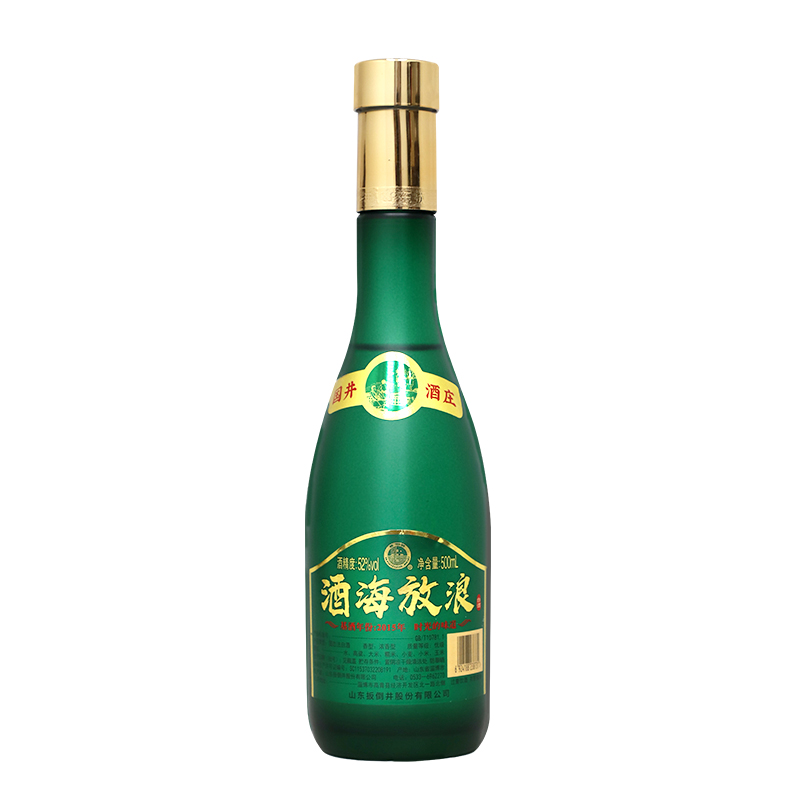 白酒 52度扳倒井酒海放浪500ml/瓶 浓香型