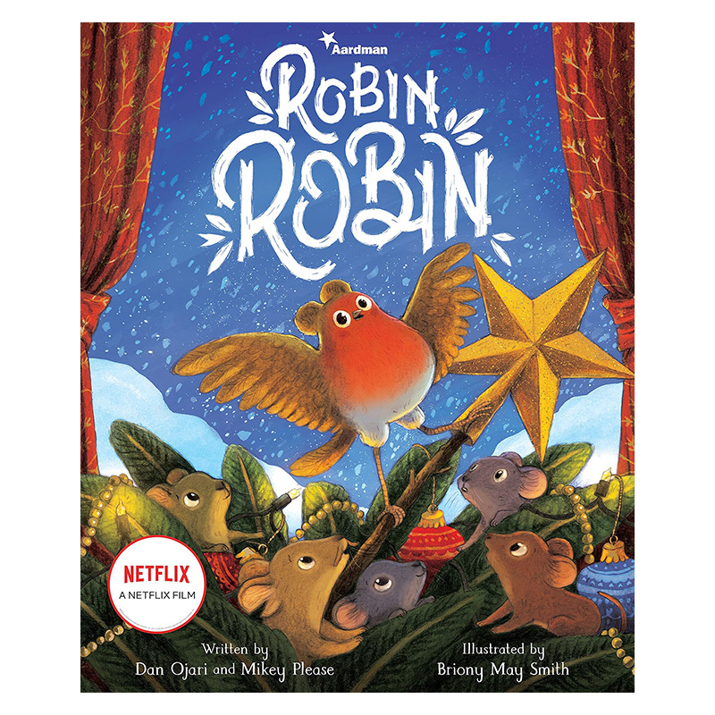 [正版]知更鸟罗宾 小鸟罗宾 英文原版 Robin Robin 布里奥妮史密斯 精装绘本 Netflix网飞热播动