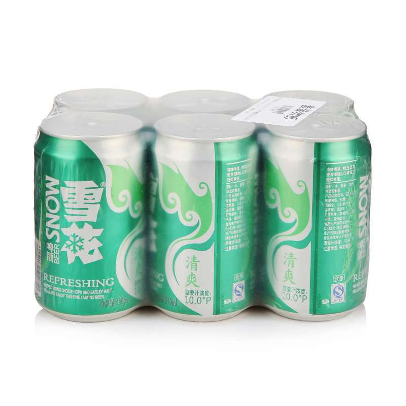 雪花啤酒(Snowbeer) 10度清爽330ml
