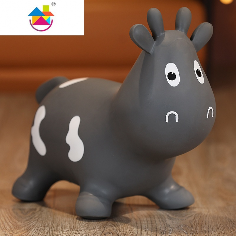 儿童充气玩具跳跳马坐骑加厚户外宝宝动物橡胶玩具婴儿一周岁礼物真