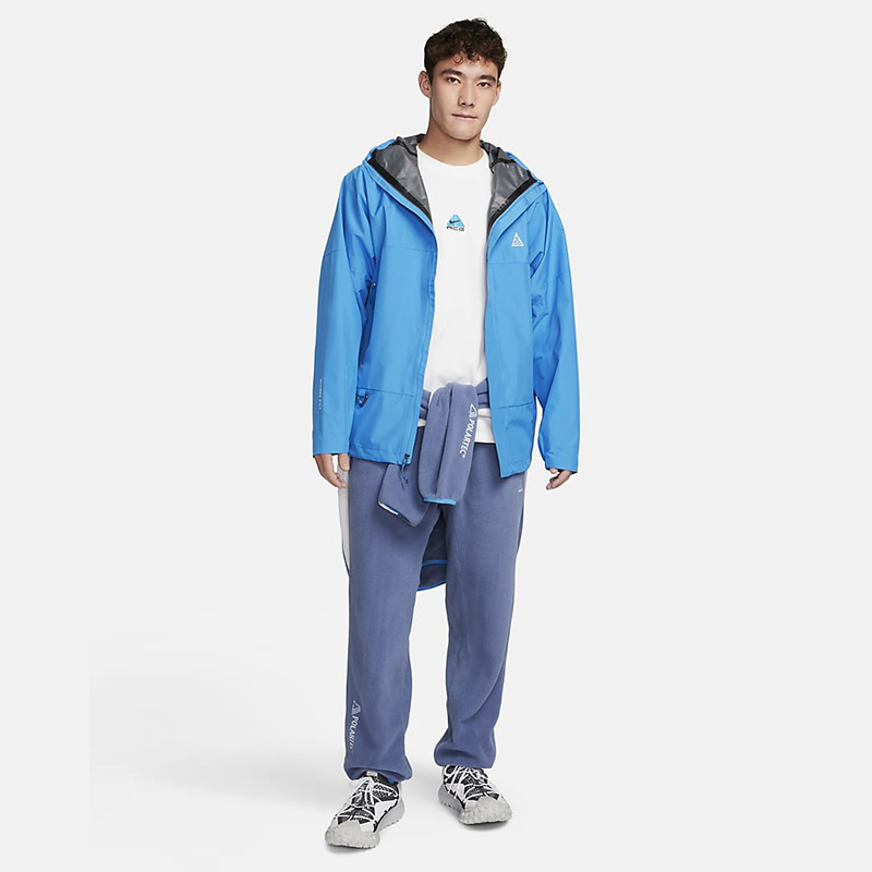 Nike ACG 刺绣字母印花休闲直筒短袖T恤 男款 山峰白 DQ1816-122