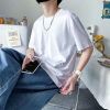 kaws芝麻街联名短袖T恤男个性潮牌潮流印花宽松百搭ins港风夏季潮 白 M