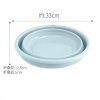 简约现代清洁用品清洁工具可折叠便携脸盆家用塑料洗脸洗衣盆子便携式旅行大号洗澡小号大小洗脚盆