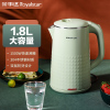 荣事达(Royalstar)电热水壶 1.8L大容量电水壶 家用大功率304不锈钢烧水壶高温消毒防干烧水瓶GS18A25