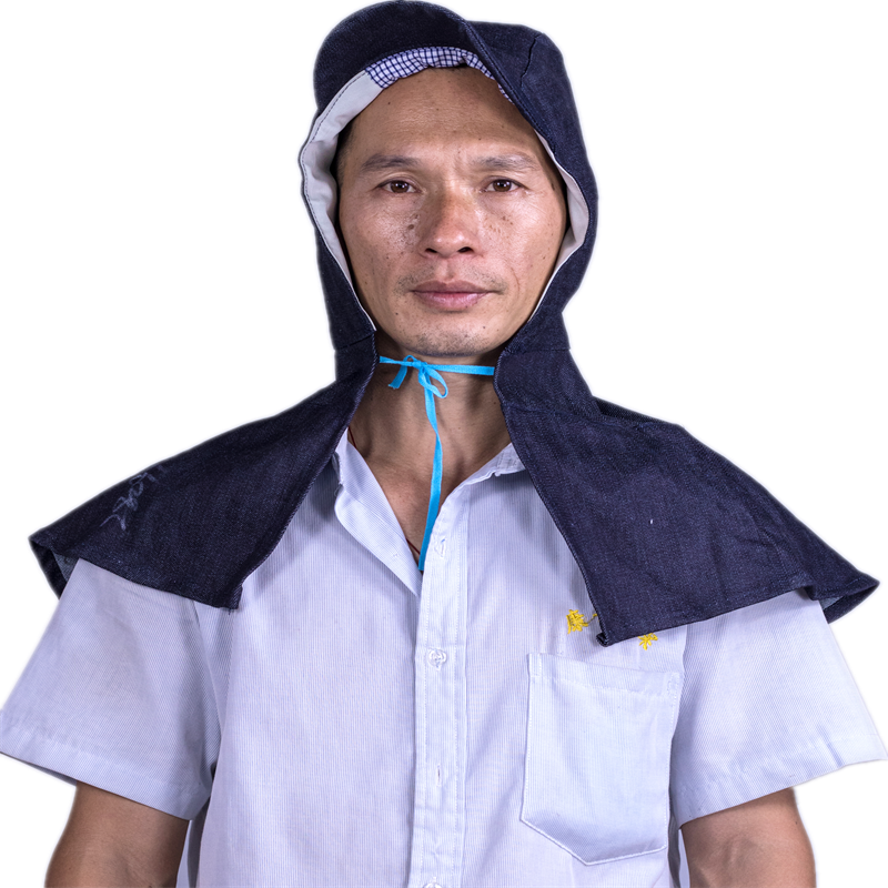 安富利防尘牛仔布披风帽 均码 /顶