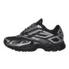 锐步(REEBOK)锐步男士跑步鞋轻便缓震黑色金属风格运动鞋
