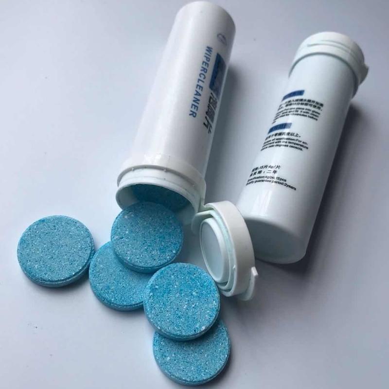 固体玻璃水泡腾片雨刷精浓缩四季通用1片等于4升玻璃水汽车去污 2瓶(30片)