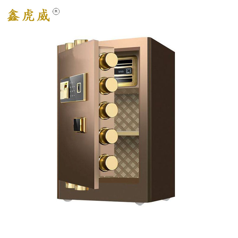 鑫虎威保险柜BXG-14台60cm咖啡色指纹锁高清大图