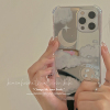 ins梦幻月亮云朵镜面适用苹果13/12promax手机壳iphone11新款x硅胶xsmax补妆创意艺术8plus女全