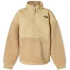 北面(The North Face)Platte 抓绒衣 舒适保暖简约时尚高绒四分之一拉链羊毛衫