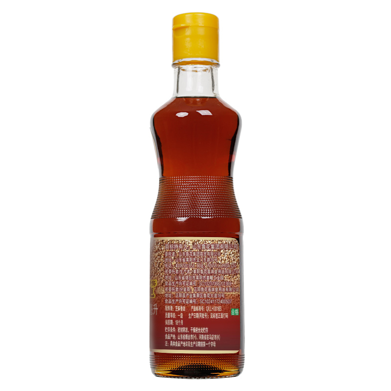 鲁花芝麻香油100ml 一级芝麻油100%纯芝麻香油食用油压榨研磨香味醇厚家用小瓶调味油高清大图