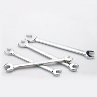 长城精工 公制平板镜抛双呆扳手 镜面抛光双头开口扳手 30*32mm 314147(2把起订)