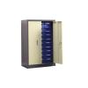 臻远ZYLJG-W42零件柜抽屉式工具柜电子元件柜螺丝柜样品柜物料柜30抽蓝色带门大号