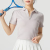 耐克短袖POLO衫女装2024夏季新款运动服翻领透气短款休闲短袖T恤上衣