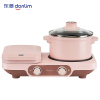 东菱(DonLim)三明治机DL-3452粉色-三明治+华夫饼+甜甜圈烤盘