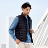 2021新款坦博尔羽绒马甲男士休闲立领宽松保暖短款外套潮