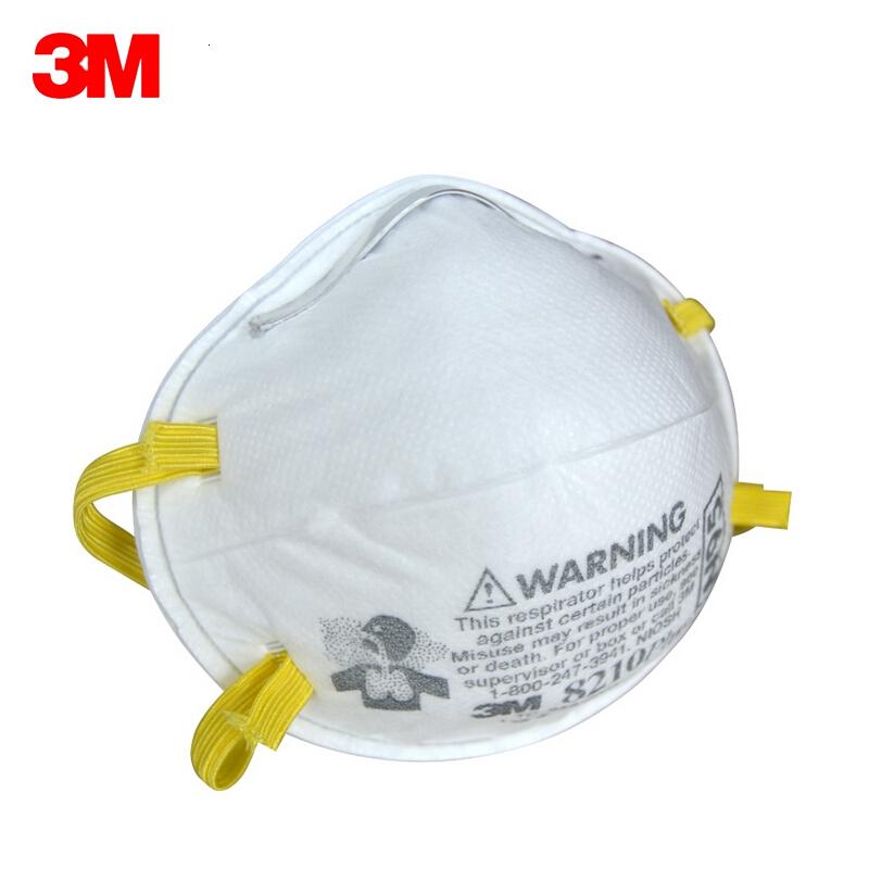 3M 8210 PLUS N95颗粒物防护口罩 20个/盒 160个/箱 (一个装)