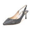 Jimmy Choo 周仰杰 女士闪光面料尖头高跟鞋 ERIN 60 LAG 247