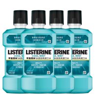 李施德林(LISTERINE)冰蓝劲爽口味漱口水250ml*4组合装
